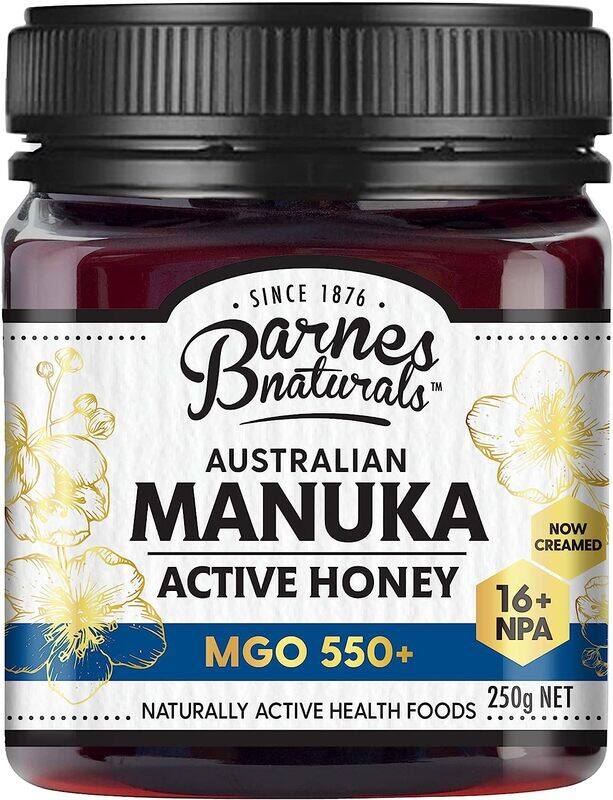 

Barnes Naturals Australian Manuka Mgo-550 Active Honey, 250g