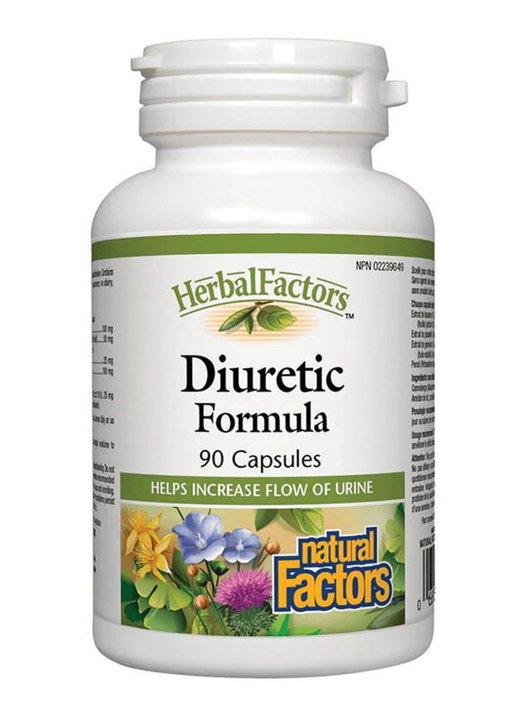 Natural Factors Diuretic Formula Herbal Supplement, 90 Capsules