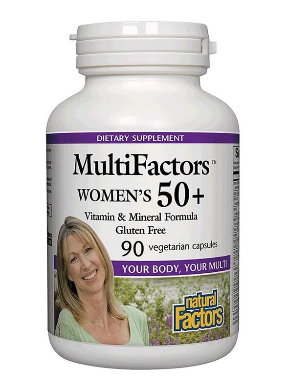 

Natural Factors Multifactors 50+ Women's Vitamin & Mineral Formula, 90 Capsules