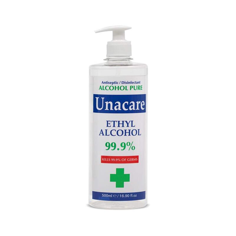 Unacare Ethyl Alcohol 99.9% Pump, 500ml