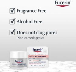 Eucerin Q10 Anti-Wrinkle Face Cream, 48gm