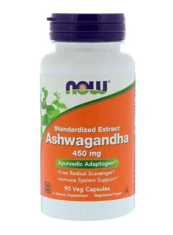 

Now Ashwaghanda Ayurvedic Adaptogen Dietary Supplement, 450mg, 90 Veg Capsules