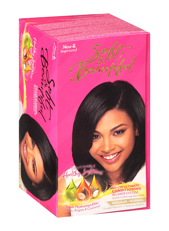 

Soft & Beautiful Regular No-Lye Ultimate Conditioning Relaxer System Kit, Set