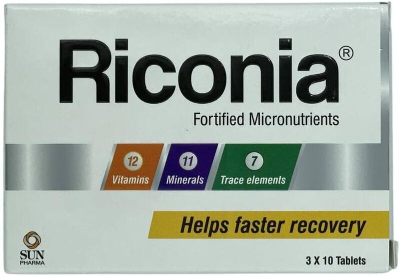 Riconia Nutritional Supplement, 30 Tablets