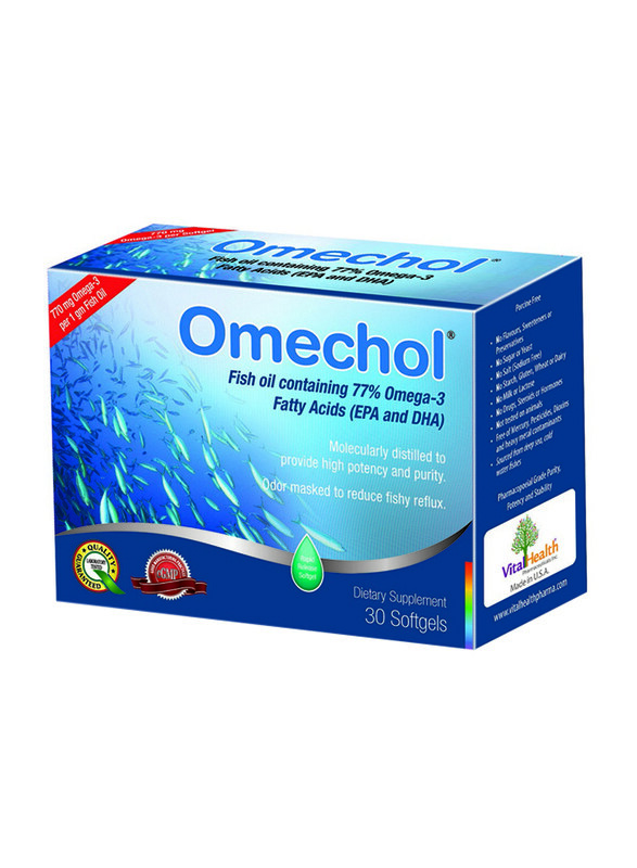 

Vital Health Omechol Softgels, 30 Tablets