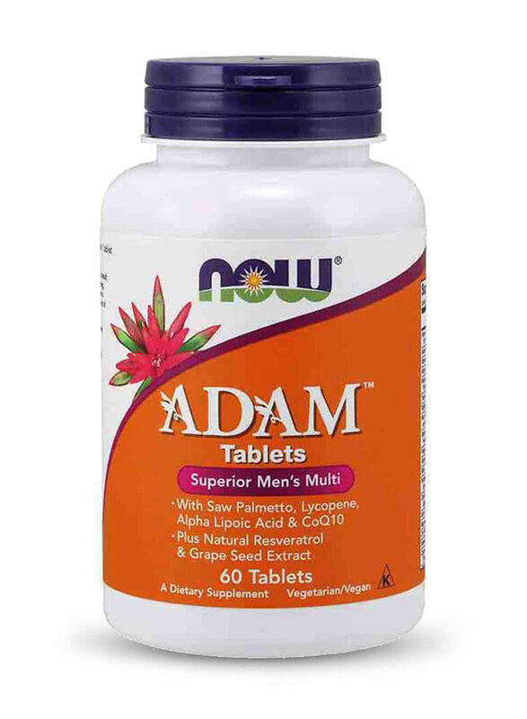 

Now Foods Adam Men Multiple Dietary Supplement, 60 Tablets