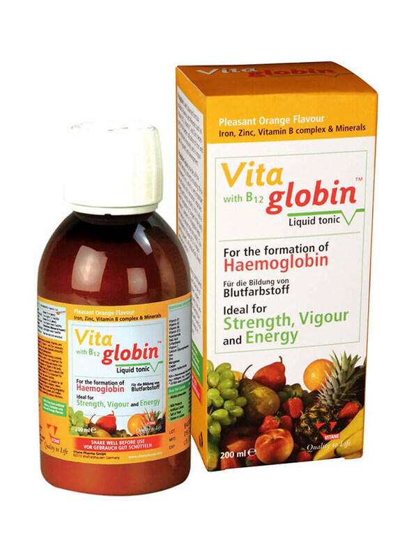 

Vitane Vitaglobin with B12 Globin Liquid Syrup, 200ml