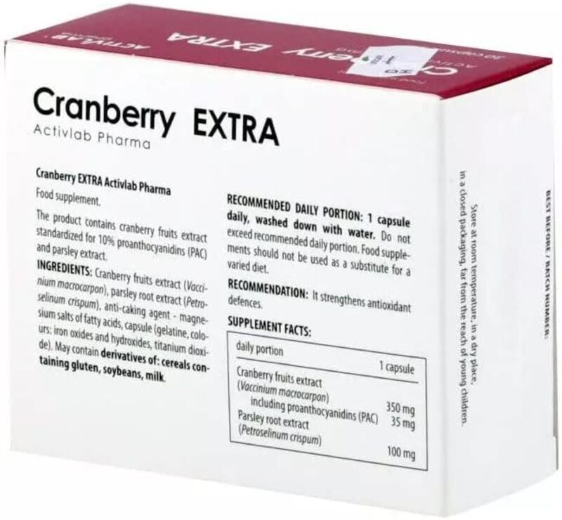 Activlab Cranberry Extra Capsules, 30 Capsules