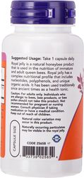 Now Royal Jelly Capsules, 1500mg, 60 Vegetable Capsules