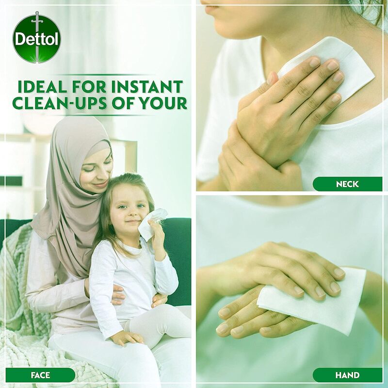 Dettol Original Antibacterial Skin Wipes, 20 Wipes