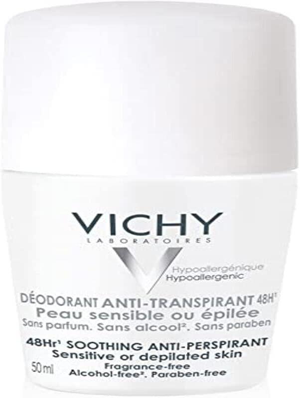 

Vichy 48H Sensitive Anti Transpirant Deo Roll On, 50ml