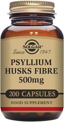 Solgar Psyllium Husks Fiber Food Supplement, 500mg, 200 Capsules