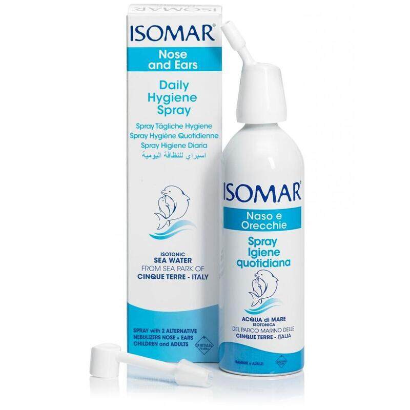 

Isomar Nose and Ears Daily Hygiene Spray, 100ml