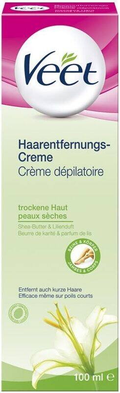 

Veet Hair Removal Cream for Dry Skin, 100ml