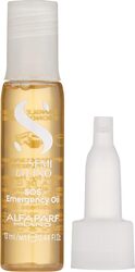 Alfaparf Milano Semi Di Lino Reconstruction Reparative SOS Emergency Oil for Damaged Hair, Set