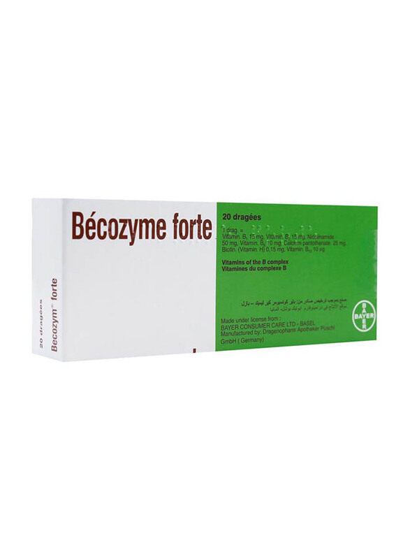 

Becozyme Forte, 20 Tablets