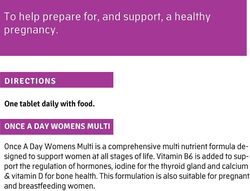 Quest Once-A-day Womens Multi Nutrient Formula, 30 Tablets