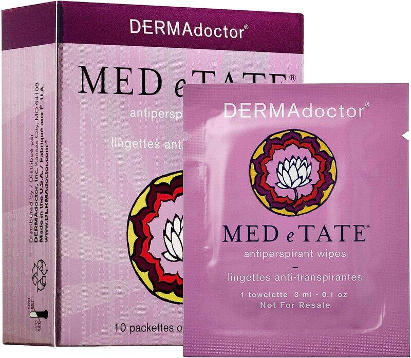 

Derma Doctor Meditate Antiperspirant Wipes, 50g