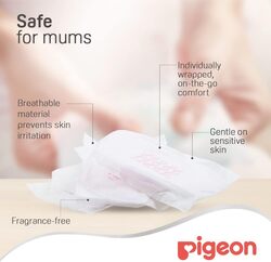 Pigeon Honeycomb Ultra-Slim & Light Breast Pad, 36 Pieces, White