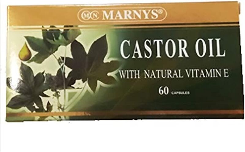 Marnys Castor Oil Capsules, 60 Capsules