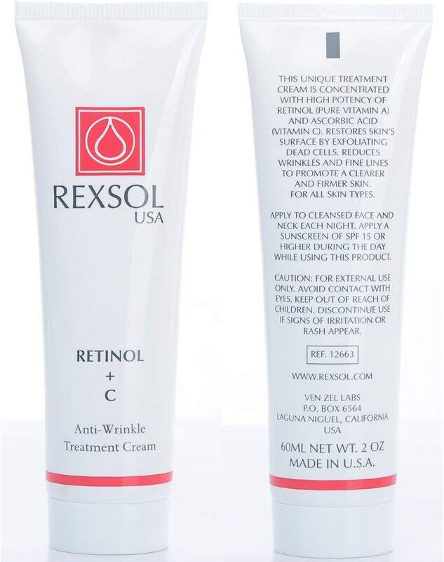 

Rexsol Retinol + C Anti-Wrinkle Treatment Cream, 60ml