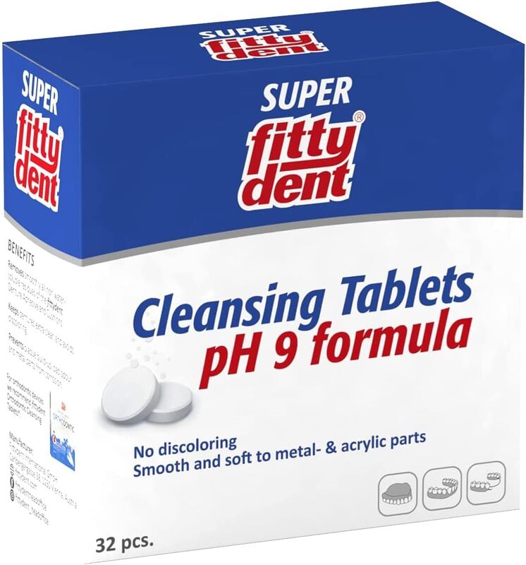 Fittydent Powerful Anti Plaque Formula Cleansing, 32 Tablets