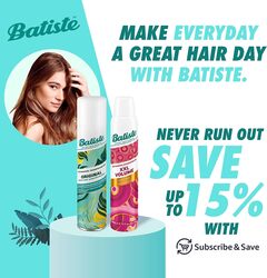 Batiste Cherry Dry Shampoo for All Hair Types, 200ml