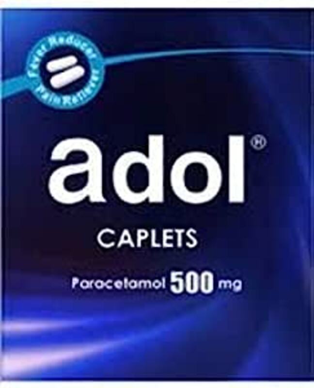 Adol Paracetamol Caplets, 500mg