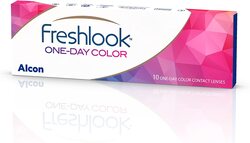 Freshlook One-Day Color Pack of 10 Contact Lenses Without Power, Blue