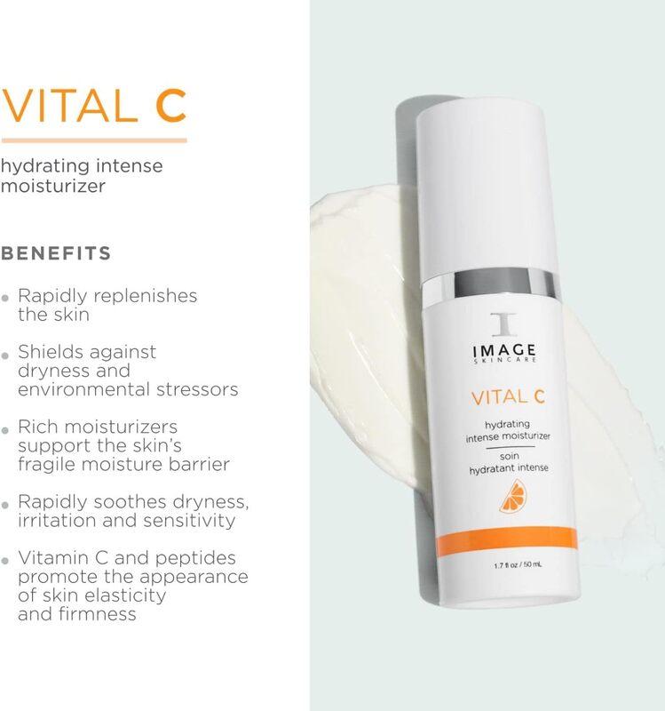 Image Skincare Vital C Hydrating Intense Moisturizer Cream, 1.7Oz