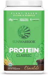 Sun warrior Classic Clean & Simple Organic Protein Powder, 750gm, Chocolate