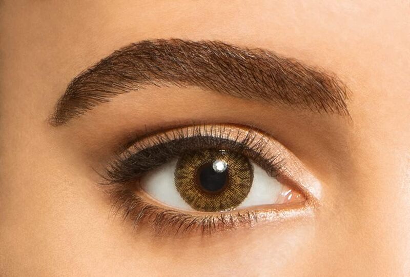 Freshlook Colorblends Pack of 2 Contact Lenses Without Power, Pure Hazel