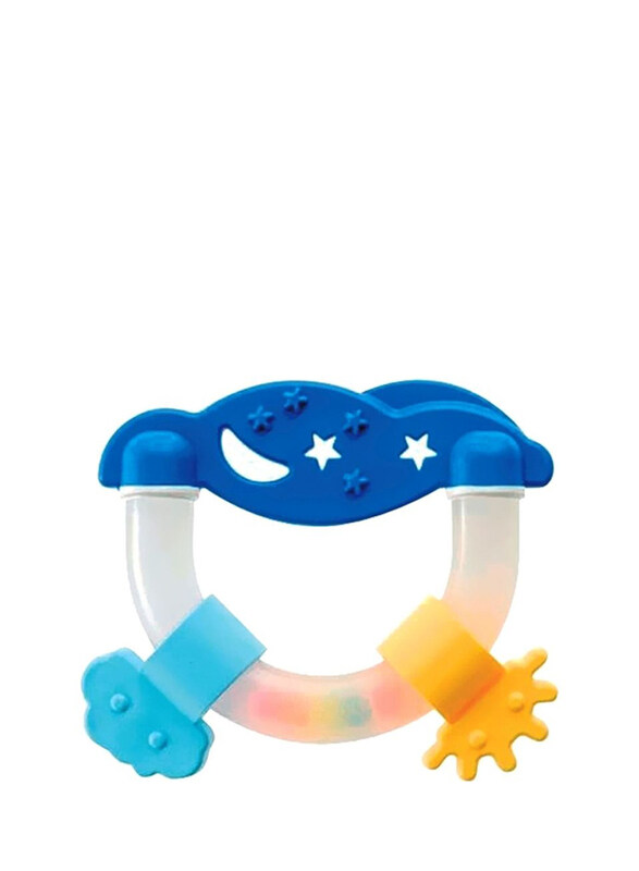 

Pigeon Day & Night BPA-Free Rattle Teether, 3+ Months, Blue