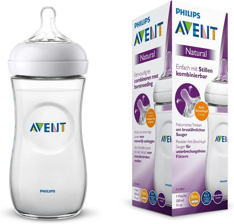 

Philips Avent Natural Baby Bottle, 300ml, Clear