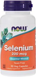 Now Foods Selenium Supplements, 200Mcg, 90 Capsules