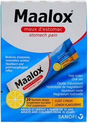 Maalox Stomach Pain Liquid, 20 Sachets
