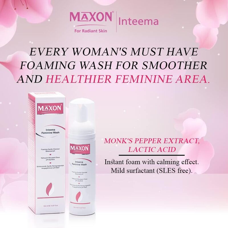 Maxon Inteema Feminine Wash, 150ml