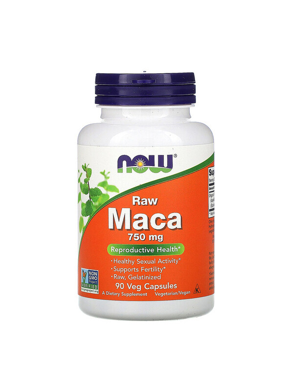 

Now Foods Raw Maca Dietary Supplement, 750mg, 90 Veg Capsules