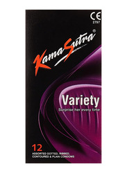 Kamasutra Variety Condoms, 12 Pieces