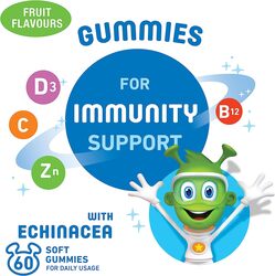 Stada Martians Gummies for Immunity Support with Echinacea, 60 Softgels