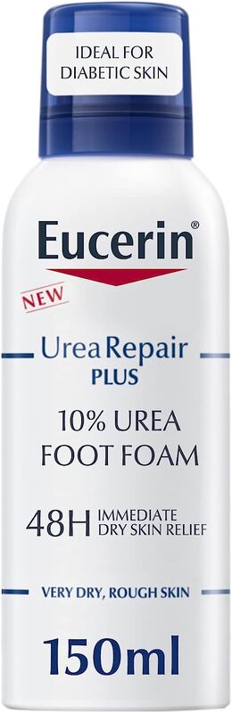 Eucerin Urea Repair Plus 10% Urea Foot Foam, 150ml