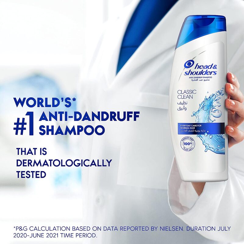 Head & Shoulders Classic Clean Anti-Dandruff Shampoo for Normal Hair, 400ml