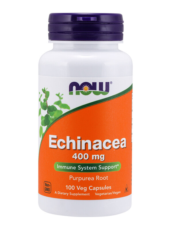 

Now Foods Echinacea Purpurea Root Dietary Supplement, 400mg, 100 Capsules