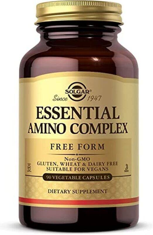 

Solgar Essential Amino Complex Dietary Supplement, 90 Vegetable Capsules