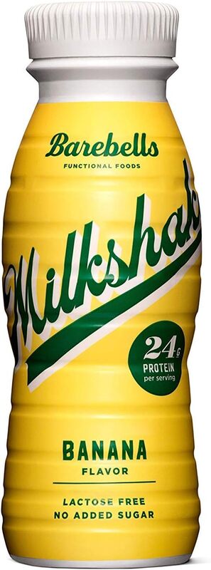 Barebells Protein Milkshake 8 x 330ml Bottle High Protein Shake, 24g, Banana