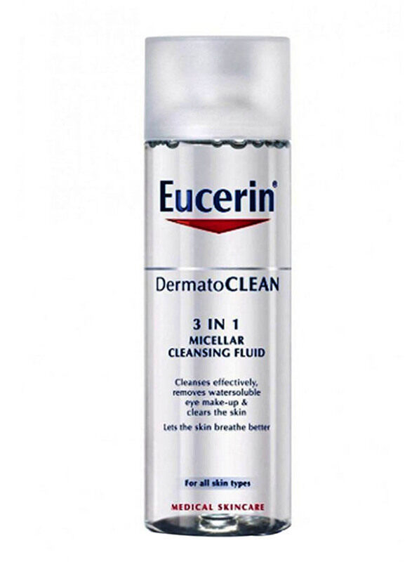 

Eucerin Dermato Clean 3in1 Micellar Cleansing Fluid, 200ml