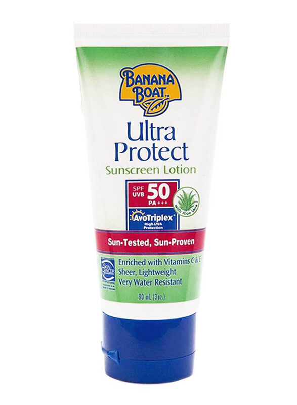 

Banana Boat Ultra Protect Sunscreen Lotion With Aloe Vera, 90ml