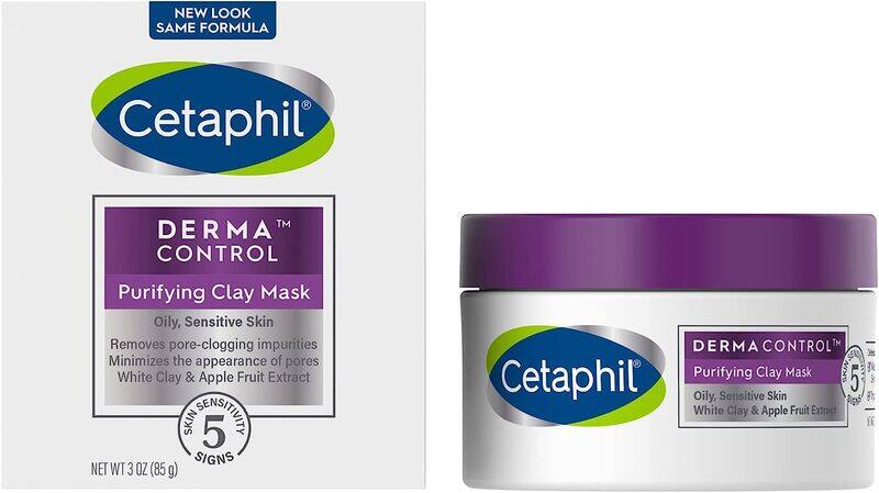 

Cetaphil Dermacontrol Purifying Clay Face Mask with Bentonite Clay, 3 oz