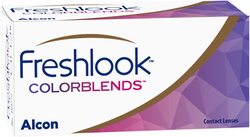 Freshlook Colorblends Pack of 2 Contact Lenses Without Power, Green
