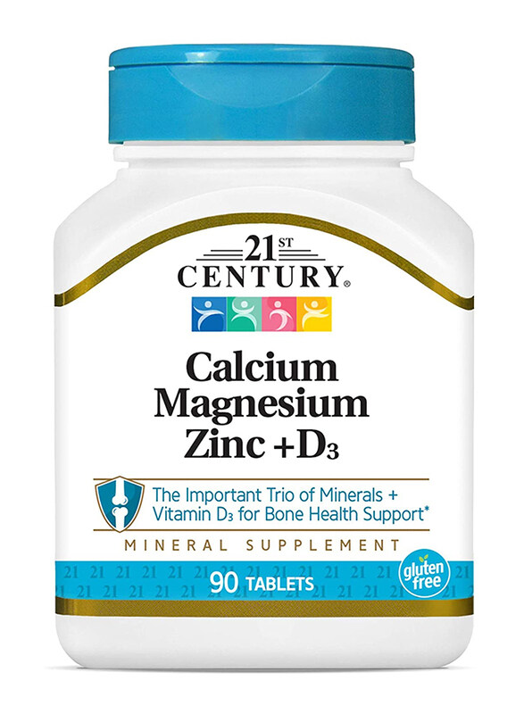 

21St Century Cal Mag Zinc+D Dietary Supplement, 90 Tablets